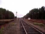 станция Видлица: Нечётная горловина, вид в сторону Ильинской