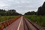 станция Инема: Вид с платформы в сторону Янисъярви
