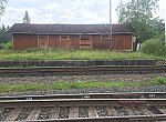 станция Кааламо-Сортировочная: Старая грузовая платформа и здание на месте бывшего грузового помещения