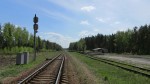 станция Лапичи: Вид в сторону Верейцов