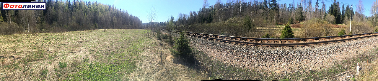 Панорама бывшей станции