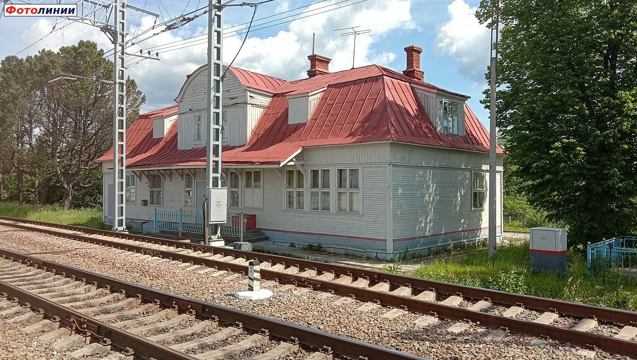 Старое финское вокзальное здание