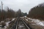 станция Пруды: Вид в сторону ст. Каменногорск