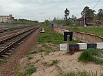 станция Лесогорский: Тупик и грузовая платформа. Вид в сторону Светогорска