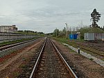 станция Лесогорский: Вид в сторону Светогорска