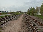 станция Лесогорский: Вид в направлении Светогорска
