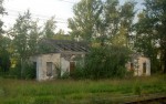 станция Колчаново: Заброшенная станционная постройка