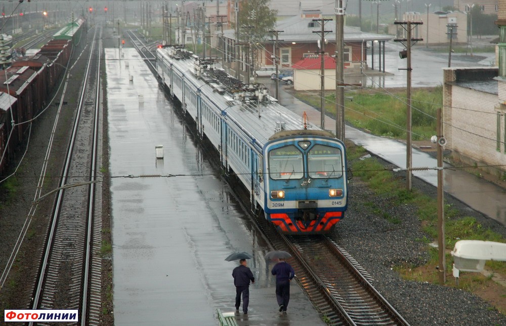 Вид платформы в сторону Петрозаводска