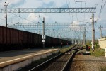 станция Свирь: Вид станции в сторону Петрозаводска
