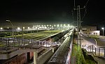 станция Свирь: Вид станции на север ночью