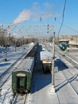 станция Петрозаводск: Вид в сторону ст. Томицы