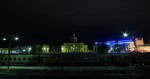 станция Петрозаводск: Вокзал, вид со стороны путей ночью