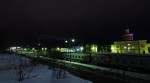 станция Петрозаводск: Вид станции на север ночью
