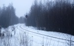 станция Онежский: Подъездной путь в южной горловине и маневровый светофор МП2