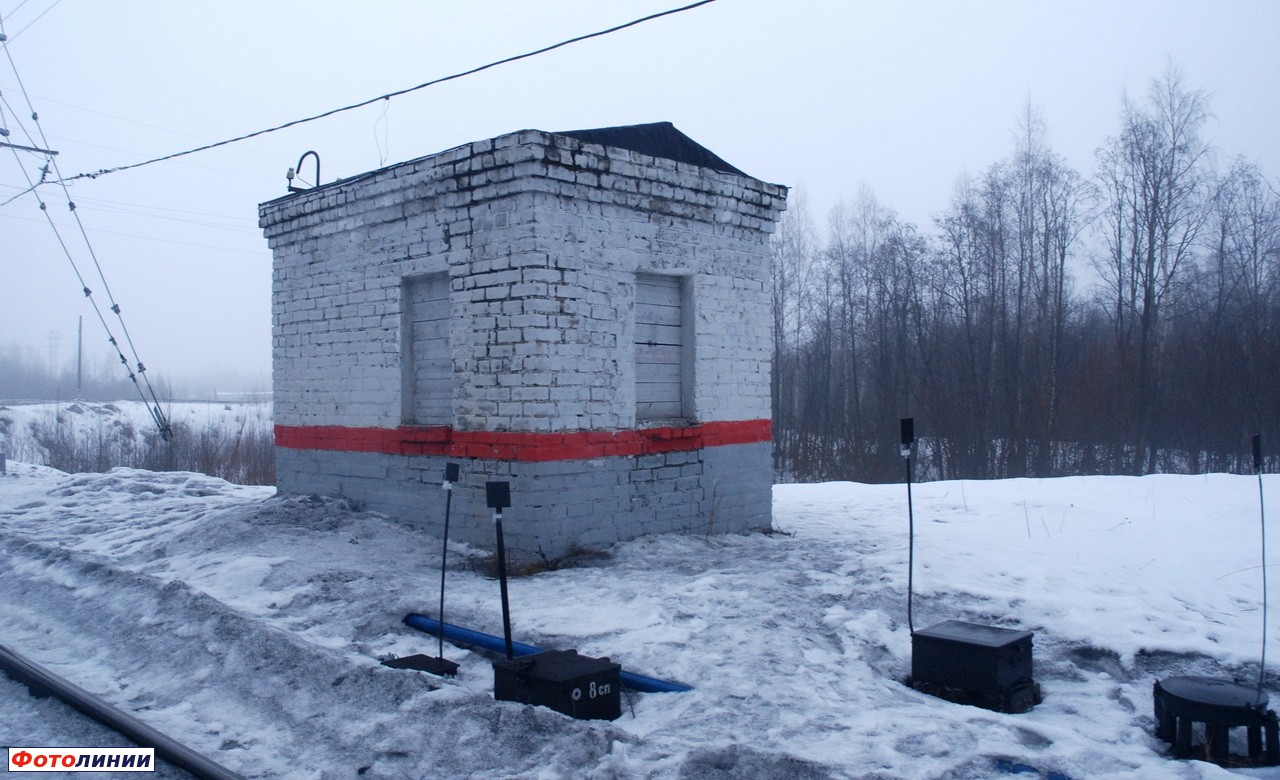 Стрелочный пост в южной горловине