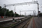 станция Петрозаводск: Машрутный светофор ЧМ5А, вид в сторону Сортировочного парка