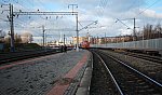 станция Петрозаводск: Вид платформ на север