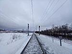 станция Петрозаводск: Вид в нечётном направлении