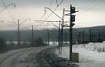 станция Пинозеро: Входные светофоры Н и НД со стороны Полярных Зорей