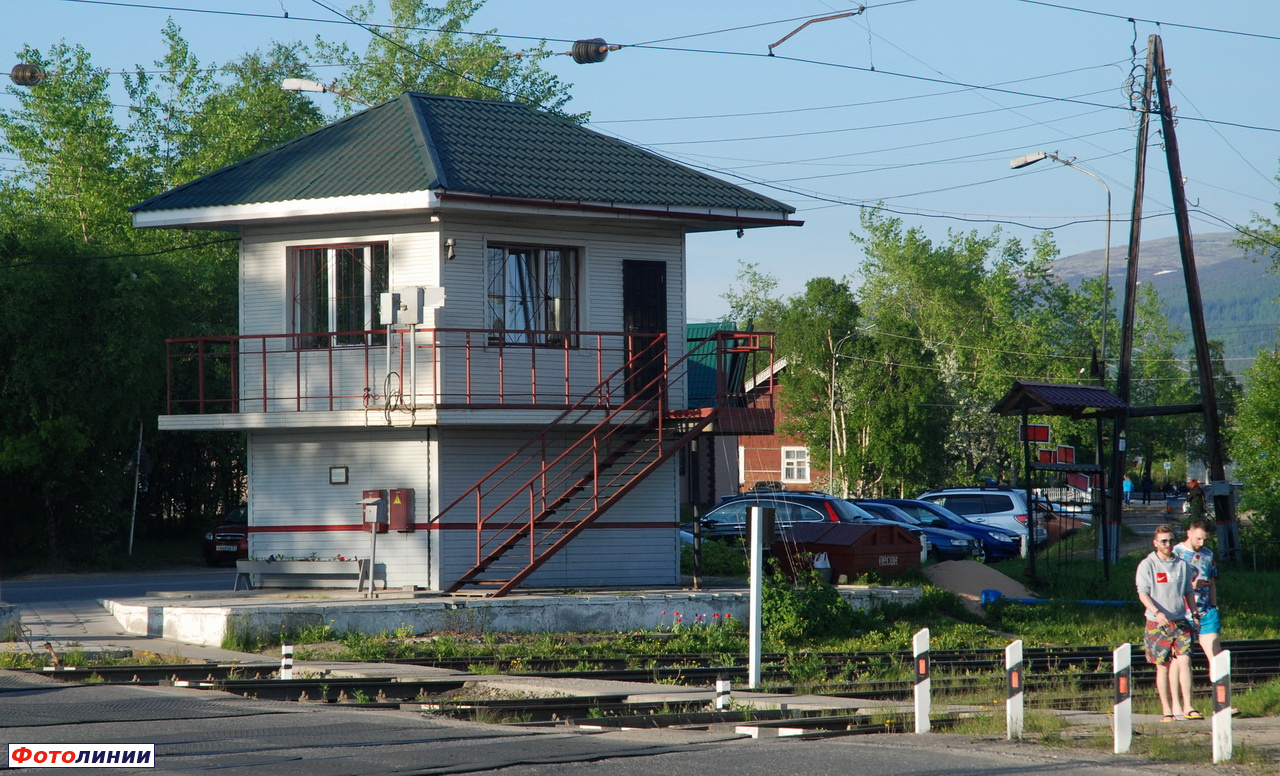Здание дежурного по переезду на путях к ПТОЛ