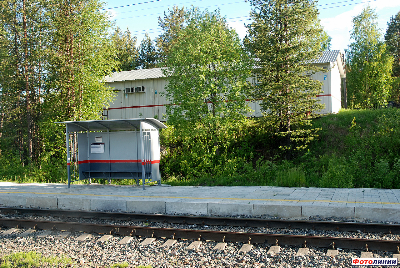 Пассажирский павильон и здание станции