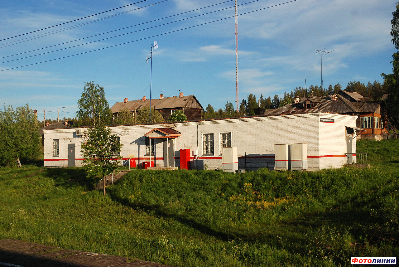 Здание станции и железнодорожные казармы