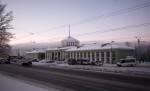 станция Мурманск: Вид вокзала со стороны города