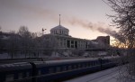 станция Мурманск: Вид вокзала со стороны станции