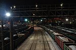 станция Мурманск: Вид станции на север ночью