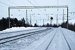 станция Хибины: Повторительный светофор ПН3, вид станции на юг