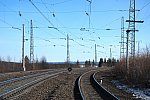 станция Пулозеро: Светофоры ПЧ1 и ПЧ2, вид на север