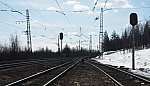 станция Лапландия: Выходные светофоры Н1, Н2, Н3 и Н5 в южной горловине