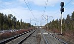 станция Оленегорск: Выходной светофор Ч2 у блок-поста 1340 км