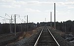 станция Оленегорск: Тупик вытяжного пути в южной горловине