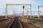 станция Оленегорск: Маневровые светофоры М26, М20 и М22 со стороны путей в сторону вытяжного тупика