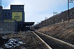 станция Мурманск: Подъездной путь к недействующему грузовому терминалу в северной горловине