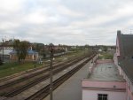 станция Столбцы: Вид на Северную сторону с переходного моста