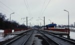 о.п. Дзержинск: Вид платформ в сторону Минска