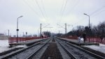 о.п. Дзержинск: Вид платформы в сторону Баранович