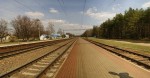 станция Колосово: Вид путей и платформ