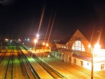 станция Столбцы: Ночной вид