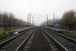 о.п. Осиповщина: Платформы и пути. Вид в сторону Минска