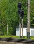 станция Барановичи-Восточные: Недействующий выходной светофор Ч2