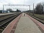 станция Погорельцы: Вид платформы в сторону Баранович