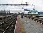 станция Погорельцы: Вид платформы в сторону Минска