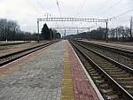 станция Погорельцы: Вид платформ в сторону Баранович