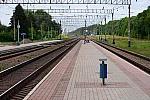 станция Погорельцы: Платформы, вид в сторону Барановичей