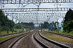 станция Погорельцы: Вид в сторону Минска