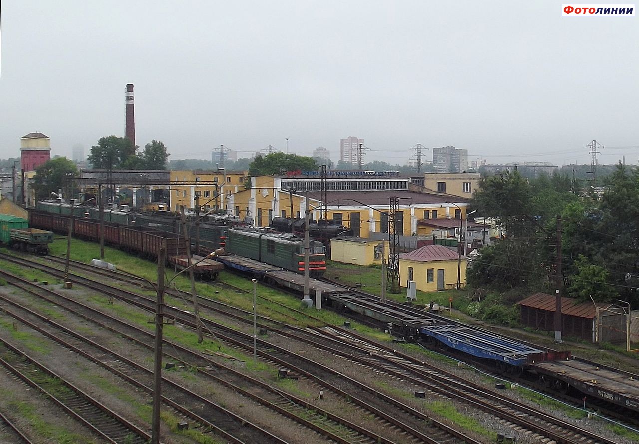 Вид на ремонтное локомотивное депо (ТЧР-7)