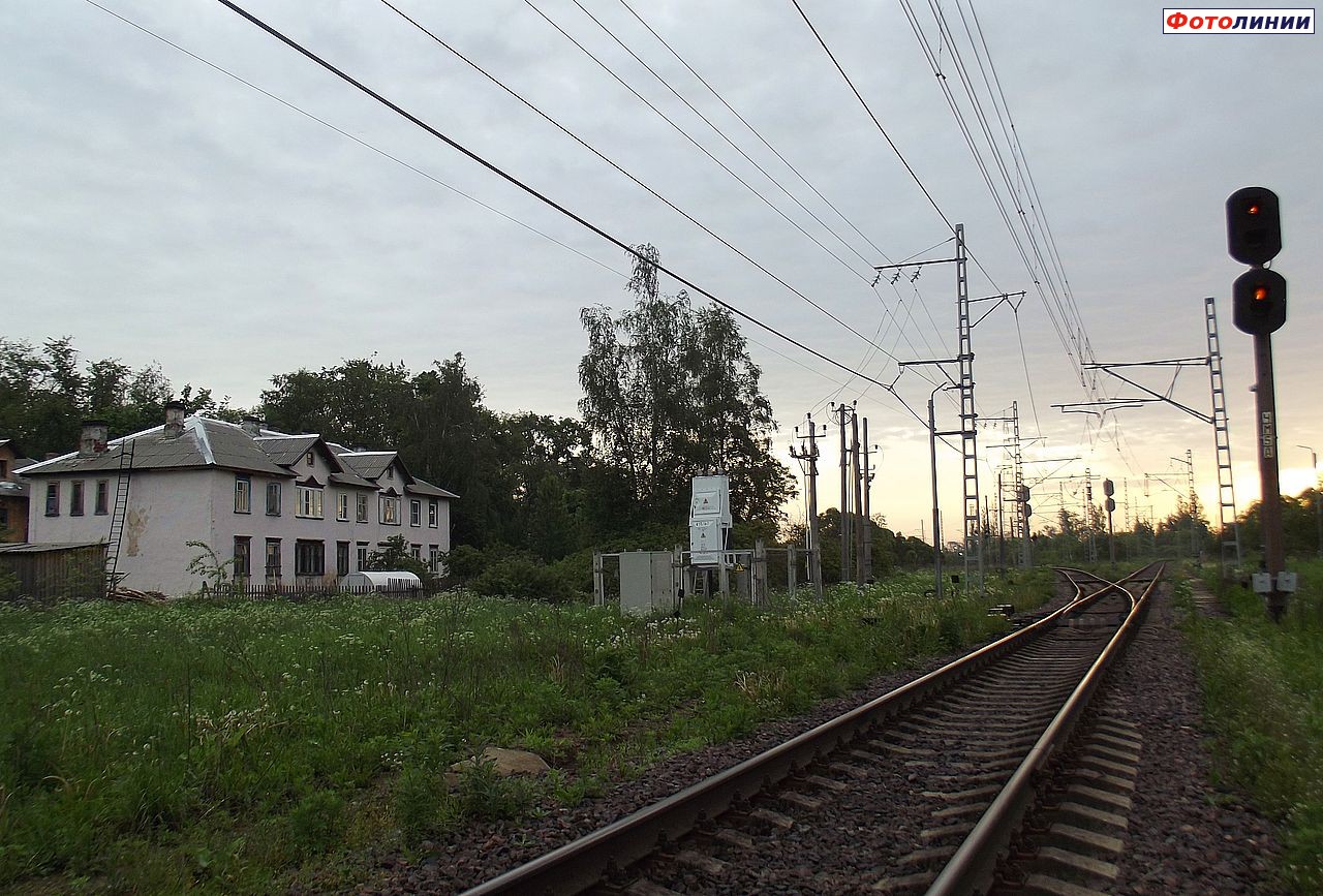 Соединение пути на Новгород с соединительным путём на Парк А